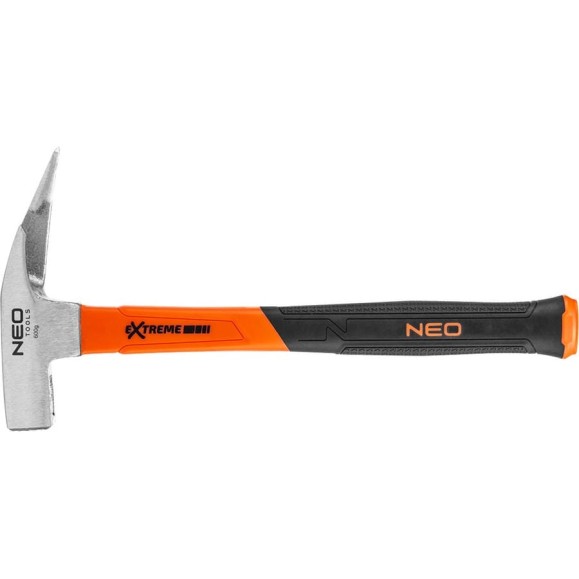 Шиферный молоток NEO Tools 600 г, рукоятка из стекловолокна 25-131 Шиферный молоток NEO Tools 600 г, рукоятка из стекловолокна 25-131