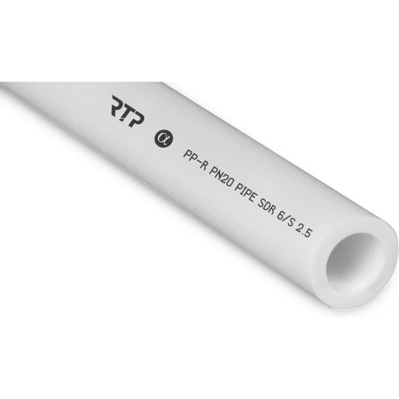 Труба RTP PN20 SDR6 горячая и холодная вода D 20х3.4 мм, 4 м 10301 Труба RTP PN20 SDR6 горячая и холодная вода D 20х3.4 мм, 4 м 10301