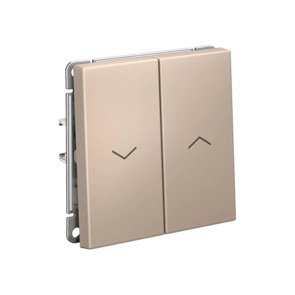 Выключатель для жалюзи 2-клавишный ArtGallery Systeme Electric 10 АХ механизм быстрозажимные клеммы Песочный GAL001219S Выключатель для жалюзи 2-клавишный ArtGallery Systeme Electric 10 АХ механизм быстрозажимные клеммы Песочный GAL001219S