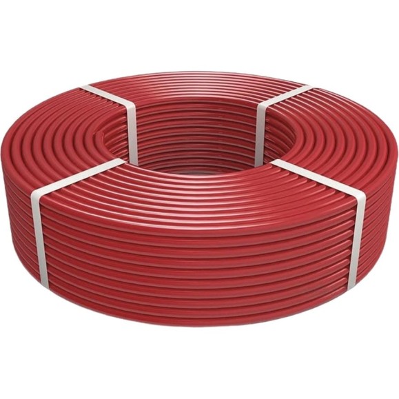 Труба ROKNI PE-Xa EVOH 25x2,3 бухта 50 метров красная Rok00023 Труба ROKNI PE-Xa EVOH 25x2,3 бухта 50 метров красная Rok00023