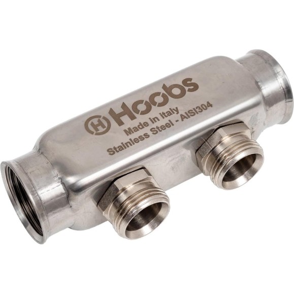 Коллектор Hoobs нержавеющая сталь, без регулировки, 1"х3/4"-2 вых. HB-INCGO-111502 Коллектор Hoobs нержавеющая сталь, без регулировки, 1"х3/4"-2 вых. HB-INCGO-111502