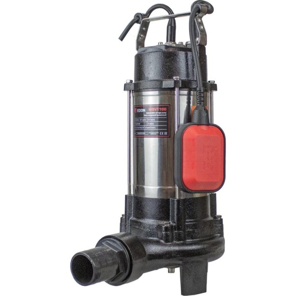 Насос погружной фекальный EDON WQV1100 37637 Насос погружной фекальный EDON WQV1100 37637