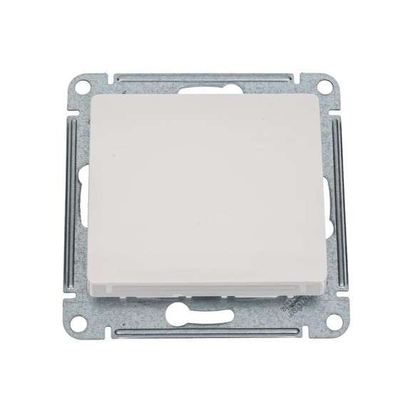 Переключатель Systeme Electric Glossa Молочный 1-клавишный, сх.6, 10AX SE GSL000961 Переключатель Systeme Electric Glossa Молочный 1-клавишный, сх.6, 10AX SE GSL000961