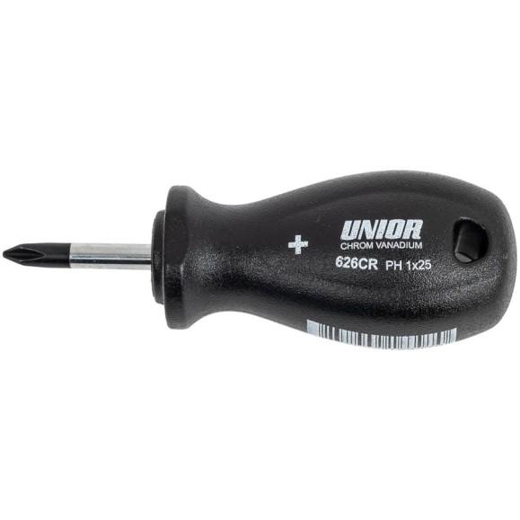 Отвертка Unior крестовая укороченная PH 1x25 3838909163970 Отвертка Unior крестовая укороченная PH 1x25 3838909163970