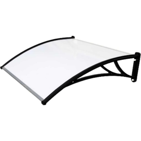 Козырек Krovent из полик. 1200x930x280 молоч (черн. кроншт) Grand Line 381590 Козырек Krovent из полик. 1200x930x280 молоч (черн. кроншт) Grand Line 381590