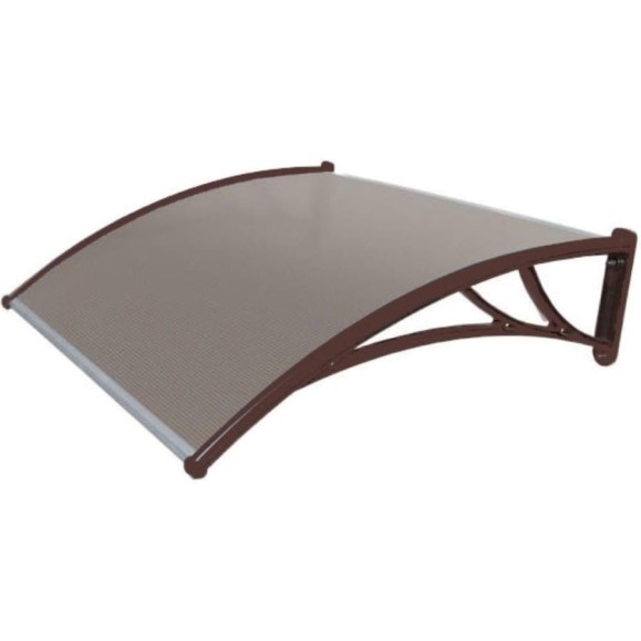 Козырек Krovent из полик. 1200x930x280 бронз (корич. кроншт) Grand Line 115193 Козырек Krovent из полик. 1200x930x280 бронз (корич. кроншт) Grand Line 115193