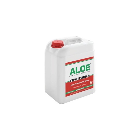 Грунт акриловый для гипсокартона ALOE 5 л 009702