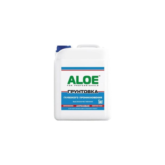 Грунт акриловый глубокого проникновения ALOE 3 л 008553 Грунт акриловый глубокого проникновения ALOE 3 л 008553