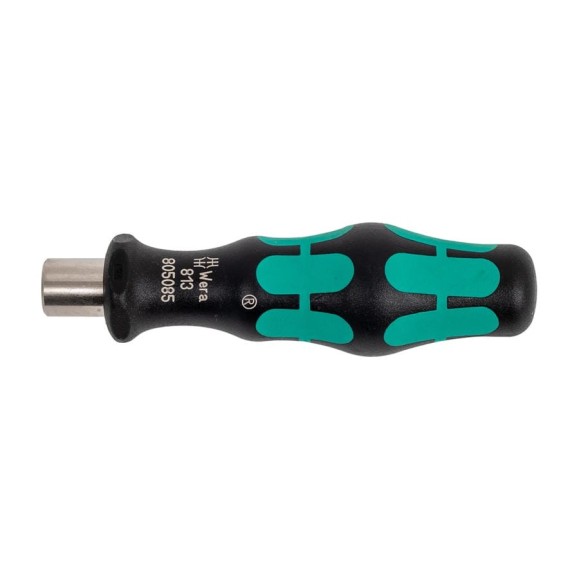 Ручка-битодержатель WERA 813 1/4, с магнитом, рукоятка Kraftform Plus WE-051274 Ручка-битодержатель WERA 813 1/4, с магнитом, рукоятка Kraftform Plus WE-051274