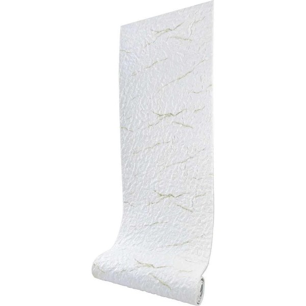 Самоклеящаяся ПВХ плитка LAKO DECOR рулон, гибкий камень, белый микс, толщина 11мм, 2.1м², 70х300 см LKD-STONE-RS009-RU