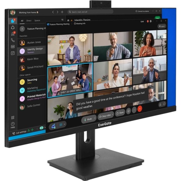 Монитор ExeGate со встроенной веб-камерой и аудио 27 WQHD SuperView EA2707CA IPS LED Grade A+, 2560x1440 75Гц WQHD , 16:9, 250cd/m2, 1000:1, 178/178, 5ms, 298883 Монитор ExeGate со встроенной веб-камерой и аудио 27 WQHD SuperView EA2707CA IPS LED Grade A+, 2560x1440 75Гц WQHD , 16:9, 250cd/m2, 1000:1, 178/178, 5ms, 298883