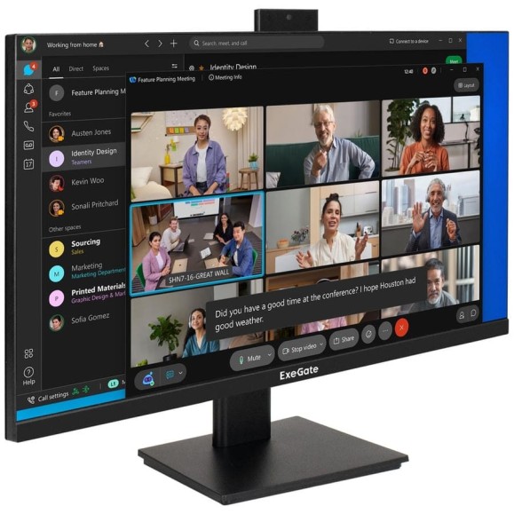 Монитор ExeGate со встроенной веб-камерой и аудио выходом 27 SuperView EA2700A IPS LED Grade A+, FHD, 1920x1080 75Гц, 16:9, 250cd/m2, 1000:1, 178/178, 5ms 298881 Монитор ExeGate со встроенной веб-камерой и аудио выходом 27 SuperView EA2700A IPS LED Grade A+, FHD, 1920x1080 75Гц, 16:9, 250cd/m2, 1000:1, 178/178, 5ms 298881