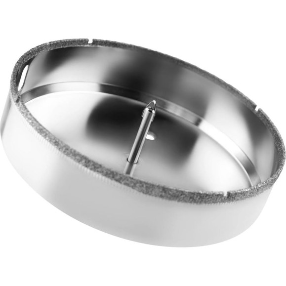 Коронка с центрирующим сверлом по стеклу и керамике (120х55 мм) Vertextools 336-120-55 Коронка с центрирующим сверлом по стеклу и керамике (120х55 мм) Vertextools 336-120-55