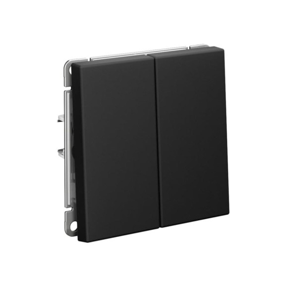 Выключатель 2-клавишный ArtGallery Systeme Electric 10 АХ механизм Карбон GAL001051 Выключатель 2-клавишный ArtGallery Systeme Electric 10 АХ механизм Карбон GAL001051