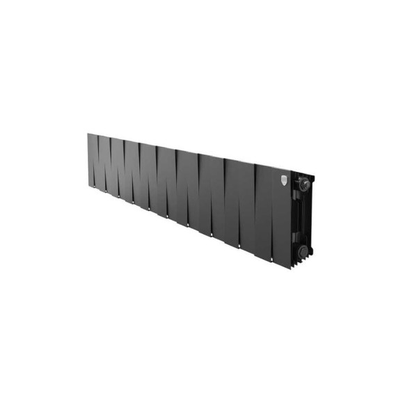 Радиатор биметаллический ROYAL THERMO PianoForte 200 Чёрный VR80- 20 секций НС-1682329 Радиатор биметаллический ROYAL THERMO PianoForte 200 Чёрный VR80- 20 секций НС-1682329