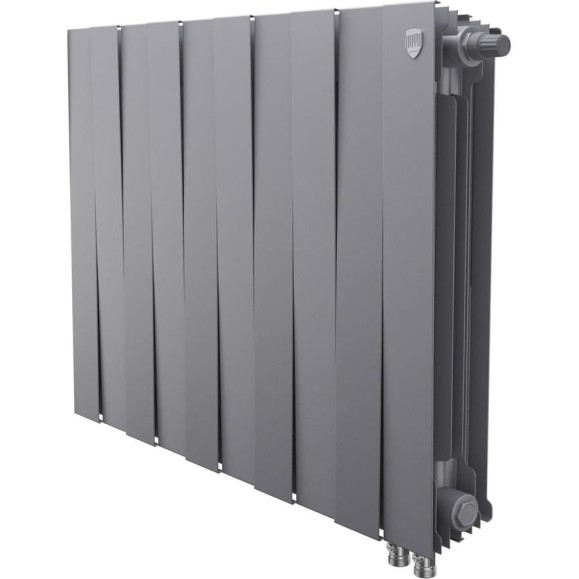 Радиатор биметаллический ROYAL THERMO PianoForte 500 Серебристый VR80 - 12 секц. НС-1682379 Радиатор биметаллический ROYAL THERMO PianoForte 500 Серебристый VR80 - 12 секц. НС-1682379