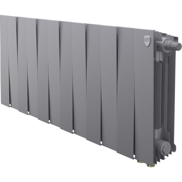 Радиатор биметаллический ROYAL THERMO PianoForte 300 Серебристый VR80 - 12 секц. НС-1682346