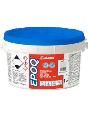 Затирка для швов EPOQ, МАПЕИ, цвет 103 Белая луна, 1кг FG01610301 Затирка для швов EPOQ, МАПЕИ, цвет 103 Белая луна, 1кг FG01610301