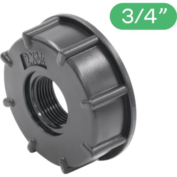 Переходник на еврокуб ПоливНаДаче 2"(S60) х 3/4" (внутренняя резьба) S60x34 Переходник на еврокуб ПоливНаДаче 2"(S60) х 3/4" (внутренняя резьба) S60x34