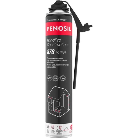 Клей-пена профессиональная всесезонная Penosil BondPro Construction 878, 750 мл A1632Z Клей-пена профессиональная всесезонная Penosil BondPro Construction 878, 750 мл A1632Z