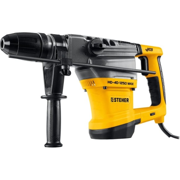 Перфоратор STEHER 40 мм, 1250 Вт, SDS-Max HD-40-1250 MAX Перфоратор STEHER 40 мм, 1250 Вт, SDS-Max HD-40-1250 MAX