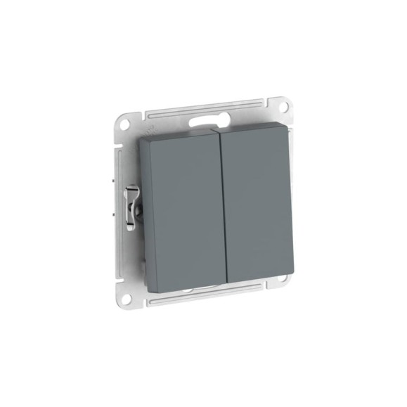 2-клавишный выключатель Systeme Electric ATLASDESIGN сх.5, 10АХ, мех., быстрозажим. клем., ГРИФЕЛЬ ATN000751S 2-клавишный выключатель Systeme Electric ATLASDESIGN сх.5, 10АХ, мех., быстрозажим. клем., ГРИФЕЛЬ ATN000751S