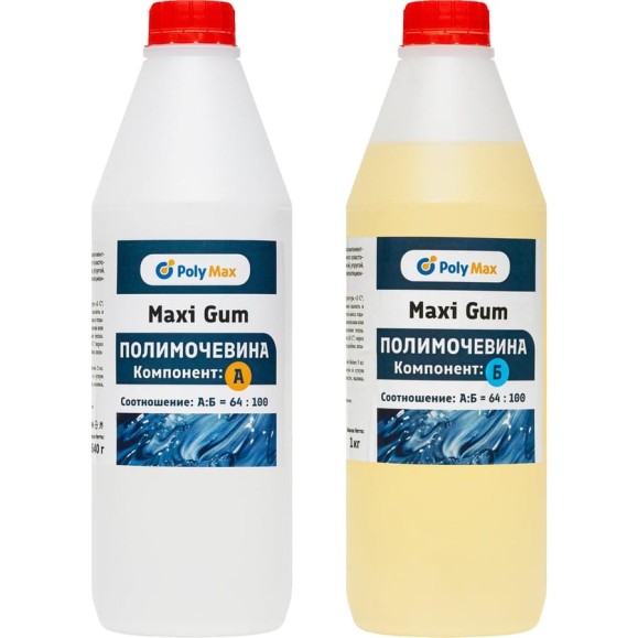 Прозрачная полимочевина Poly max Maxi Gum 1,64 кг Прозрачная полимочевина Poly max Maxi Gum 1,64 кг