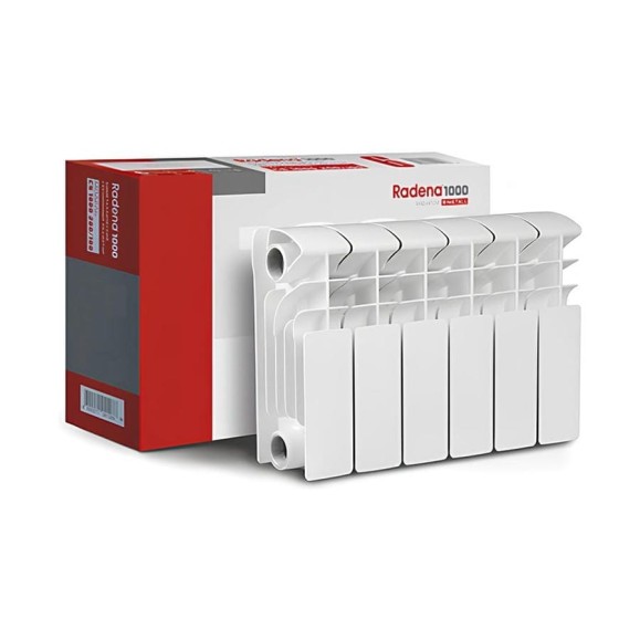 Радиатор биметаллический RADENA CS 1000 200/100 8 секции 009010903 Радиатор биметаллический RADENA CS 1000 200/100 8 секции 009010903