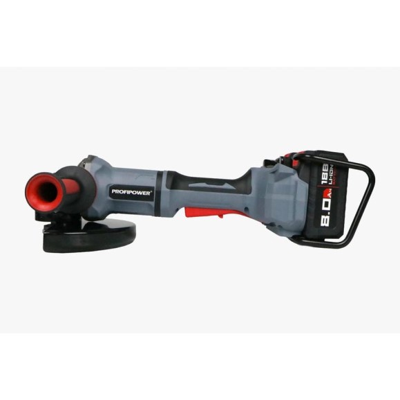 Аккумуляторная бесщеточная УШМ Profipower Серия 40B 40B-230 (40В, 230мм, Li-ion-2шт, 8.0Ач, 0-6000об/мин, З/У) E0234 Аккумуляторная бесщеточная УШМ Profipower Серия 40B 40B-230 (40В, 230мм, Li-ion-2шт, 8.0Ач, 0-6000об/мин, З/У) E0234