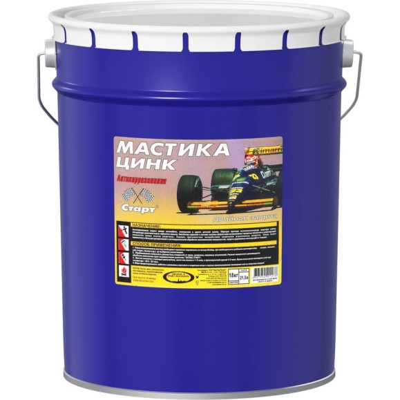 Мастика СТАРТ Цинк (21,5 л / металл) 4607952901278 Мастика СТАРТ Цинк (21,5 л / металл) 4607952901278