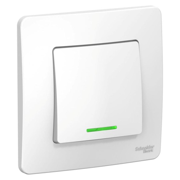 1-клавишный выключатель Systeme Electric BLANCA с подсветкой, 10А, 250B, БЕЛЫЙ BLNVS010111 1-клавишный выключатель Systeme Electric BLANCA с подсветкой, 10А, 250B, БЕЛЫЙ BLNVS010111