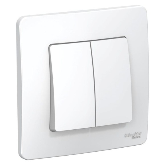 2-клавишный выключатель Systeme Electric ( Schneider Electric) BLANCA С/У, 10А, 250B, БЕЛЫЙ BLNVS010501 2-клавишный выключатель Systeme Electric ( Schneider Electric) BLANCA С/У, 10А, 250B, БЕЛЫЙ BLNVS010501