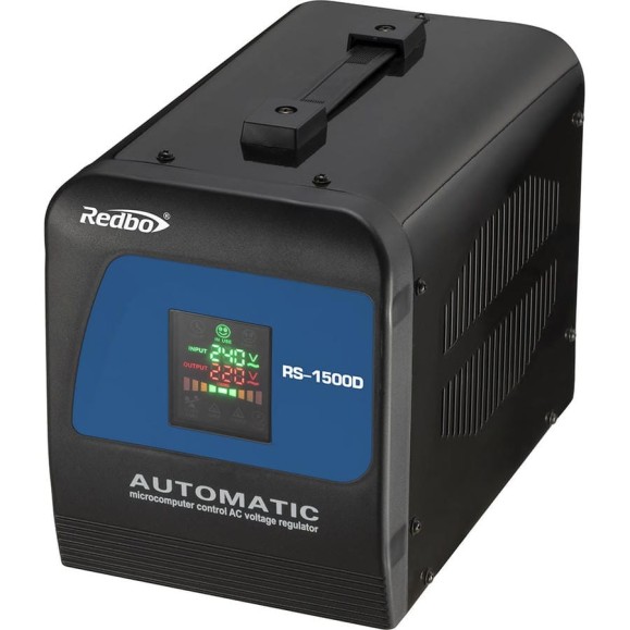 Автоматический стабилизатор напряжения однофазный Redbo RS-1500D 39874