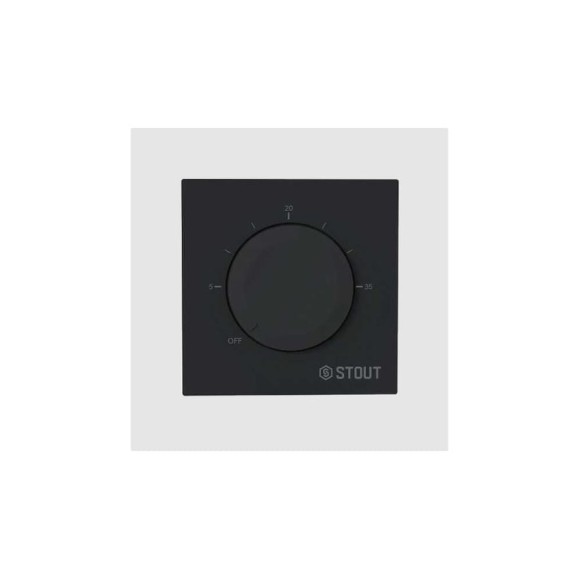 Термостат теплого пола STOUT STE-2001-110720 16А черный RG0093NF3EPI3A Термостат теплого пола STOUT STE-2001-110720 16А черный RG0093NF3EPI3A