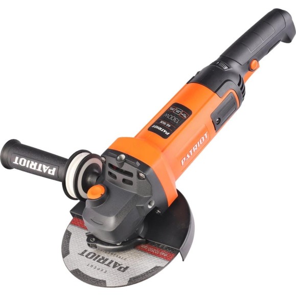 Машина углошлифовальная Patriot Expert AG 150E 1300Вт, диск 150мм, 3000-9000об/мин, регулировка скорости, поддержка оборотов, плавный пуск, защита от повторного вк 110301157 Машина углошлифовальная Patriot Expert AG 150E 1300Вт, диск 150мм, 3000-9000об/мин, регулировка скорости, поддержка оборотов, плавный пуск, защита от повторного вк 110301157