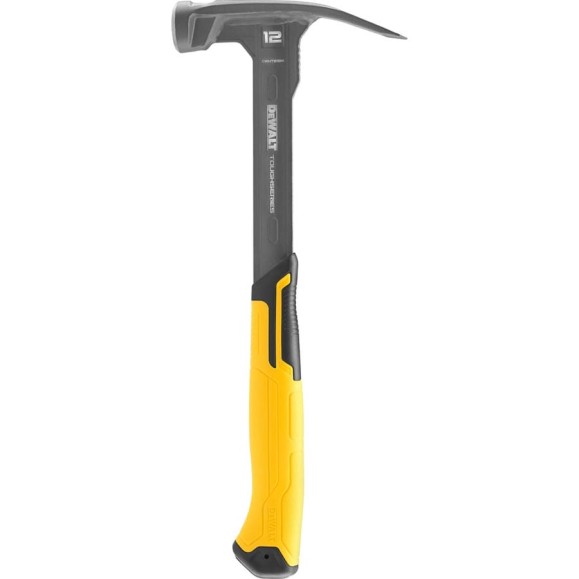 Молоток с прямым заострённым гвоздодёром Dewalt TOUGHSERIES, облегчённый 340 г. DWHT51135-0 Молоток с прямым заострённым гвоздодёром Dewalt TOUGHSERIES, облегчённый 340 г. DWHT51135-0