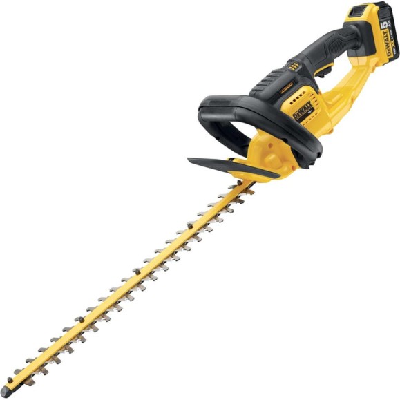 Аккумуляторный кусторез DEWALT DCM563P1, 18 В, 56 см, 1400 ход/мин, с АКБ 5 Ач и ЗУ DCM563P1-QW Аккумуляторный кусторез DEWALT DCM563P1, 18 В, 56 см, 1400 ход/мин, с АКБ 5 Ач и ЗУ DCM563P1-QW