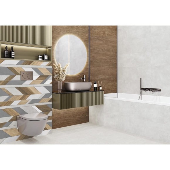 Плитка облицовочная Мурал / Mural AlmaCeramica 300х900х8,5 1,35м2 (5 шт в уп) TWU3090MUR40R