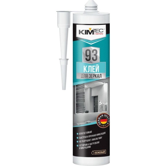 Клей 93 для зеркал KIM TEC 280мл 03-01-93 Клей 93 для зеркал KIM TEC 280мл 03-01-93