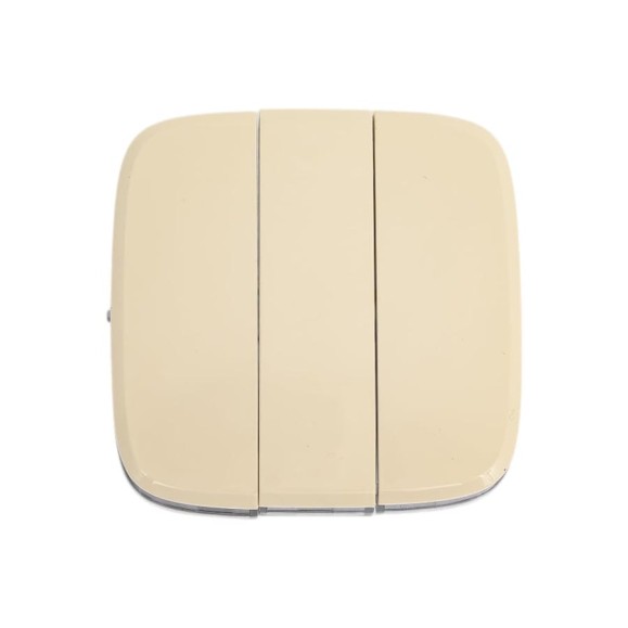 Лицевая панель для выключателя трехклавишного Legrand Valena ALLURE слоновая кость 755036