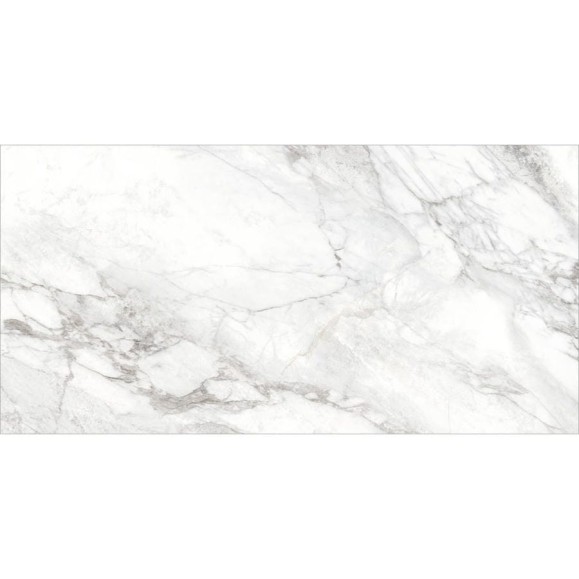 Керамогранит Багамы Каррара / Bahamas Carrara матовый 1200х600х9,5 1,44м2 (2 шт в уп) белый Delacora D120242M
