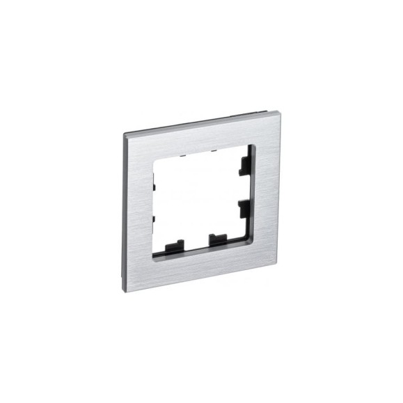 1-местная рамка Systeme Electric AtlasDesign NATURE металл серебро ATN312101