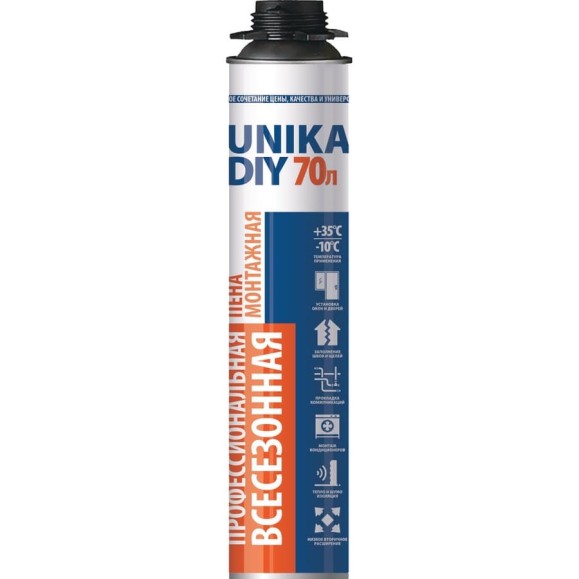 Пена монтажная профессиональная всесезонная MARCON UNIKA DIY 70 UDV70MP