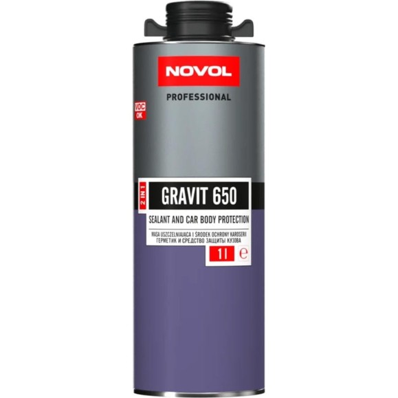 Антигравий NOVOL HS GRAVIT 650 1л черный 91404 X100022867 Антигравий NOVOL HS GRAVIT 650 1л черный 91404 X100022867