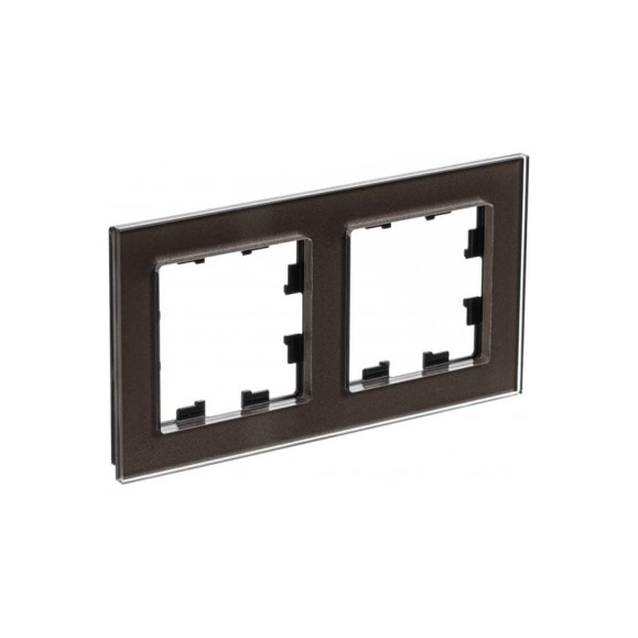 2-ая рамка Systeme Electric AtlasDesign Nature Стекло мокко SE ATN320602 2-ая рамка Systeme Electric AtlasDesign Nature Стекло мокко SE ATN320602