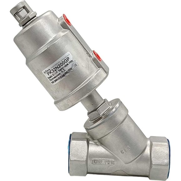 Пневматический клапан отсечной ArTorq G1 1/4”, резьбовой, корпус нержавеющая сталь, PK32N200GP Пневматический клапан отсечной ArTorq G1 1/4”, резьбовой, корпус нержавеющая сталь, PK32N200GP