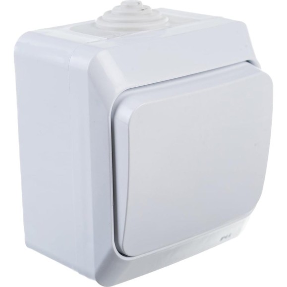 Переключатель Systeme Electric (Schneider Electric) 1-клавишный, ОП Этюд 10А IP44 белый BA10-046B 14 шт 4690201010531 Переключатель Systeme Electric (Schneider Electric) 1-клавишный, ОП Этюд 10А IP44 белый BA10-046B 14 шт 4690201010531
