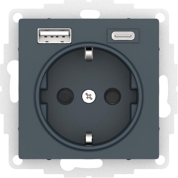 Розетка Systeme Electric (Schneider Electric) Atlasdesign 16а c 2 usb a+c, 5в/2,4а/3,0а, 2x5в/1,5а, механизм, изумруд ATN000832 8 шт 13606482043142 Розетка Systeme Electric (Schneider Electric) Atlasdesign 16а c 2 usb a+c, 5в/2,4а/3,0а, 2x5в/1,5а, механизм, изумруд ATN000832 8 шт 13606482043142