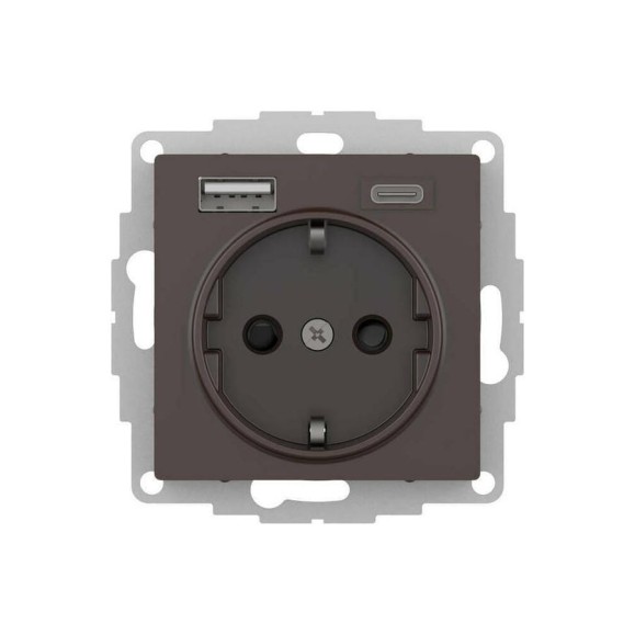 Розетка Systeme Electric (Schneider Electric) Atlasdesign 16а c 2 usb a+c, 5в/2,4а/3,0а, 2x5в/1,5а, механизм, мокко ATN000632 8 шт 13606482043128 Розетка Systeme Electric (Schneider Electric) Atlasdesign 16а c 2 usb a+c, 5в/2,4а/3,0а, 2x5в/1,5а, механизм, мокко ATN000632 8 шт 13606482043128