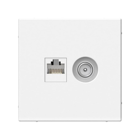 Розетка Systeme Electric ArtGallery лотос двойная ТВ + компьютерная RJ45, кат. 5Е GAL001389 5 шт 4690201036241 Розетка Systeme Electric ArtGallery лотос двойная ТВ + компьютерная RJ45, кат. 5Е GAL001389 5 шт 4690201036241